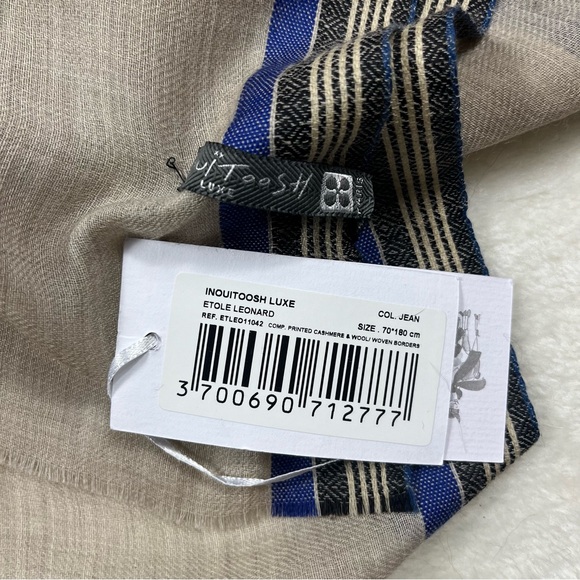 Inouitoosh Tiger wool cashmere scarf - Picture 4 of 4